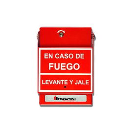 Estación De Jalón Convencional De Doble Acción, Color Rojo, Texto En Español (0600-01230) Incluye varilla de vidrio