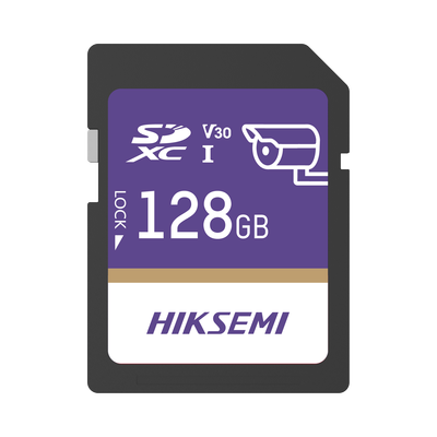 Memoria SD Clase 10 de 128 GB / Especializada Para Videovigilancia