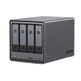NASync DXP4800 | SO UGOS Pro |  Intel N100 12th Gen Intel® Quad Core™ | 4-Bahias (SATA) hasta 96TB | 2* M.2 SSD hasta 16TB| 8GB DDR5 (Exp. a 16GB) | 2.5Gb Dual Ethernet | HDMI 4K | 2* USB2.0 | 1*USB 3.2Gen | 1* USB 3.2Gen2 | 1*USB-C 3.2Gen2 | SD