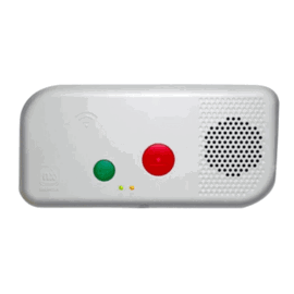 Terminal de Habitación IP / Botón rojo de alarma y verde de presencia de enfermero/ Lector RFID 125 KHz / SIP / PoE / Compatible con NX1071 y NX1075