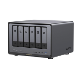NASync DXP6800 Pro | SO UGOS Pro | Intel® i5 1235u 10-Core™ | 6-Bahias (SATA) Hasta 144TB | 2* M.2 SSD Hasta 16TB | 8GB DDR5 (Exp. a 64GB) | 2 Thunderbolt™4 | 2*10GbE | 1*USB3.2 Gen2 | 2*USB 2.0 | 2*USB 3.2Gen2 | HDMI 2.1 8K | SD 4.0
