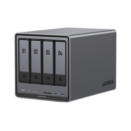 NASync DXP4800 Plus | SO UGOS Pro |  Pentium Gold 8505 Intel® Core™ i5 | 4-Bahias (SATA) hasta 96TB | 2* M.2 SSD hasta 16TB | 8GB DDR5 (Exp. a 64GB) | 2 Ethernet | HDMI 4K | 2* USB2.0 | 1*USB 3.2Gen1 | 1* USB 3.2Gen2 | 1*USB-C 3.2Gen2 | SD 3.0