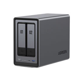 NASync DXP2800 | SO UGOS Pro |  Intel N100 12th Gen Intel® 4 Core™ | 2 Bahías SATA hasta 48TB | 2-Bahias (M.2 NVMe) hasta 16TB | 8GB DDR5 (Exp. a 16GB) | Ethernet 2.5G  | HDMI 4K | 2* USB2.0 | 1*USB 3.2Gen | 1* USB 3.2Gen2 | 1*USB-C 3.2Ge