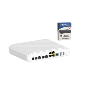Kit Router/Firewall con licencia incluida NSE-SUB-3000-1 / función SD-WAN NSE3000 / 2 puertos WAN Gigabit + 2 SFP combo / 4 puertos LAN Gigabit / Gestión Unificada de Amenazadas / Administración desde la Nube / Hasta 1,000 dispositivo