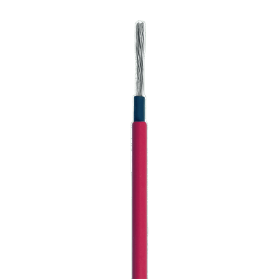 Cable Fotovoltaico Rojo / Cobre Estañado / 6 mm² (10 AWG) / 2000V / Rollo 500m / UL 4703 y TUV