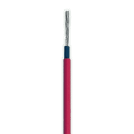Cable Fotovoltaico Rojo / Cobre Estañado / 6 mm² (10 AWG) / 2000V / Rollo 500m / UL 4703 y TUV