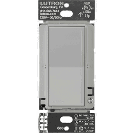 (RadioRa3) )Atenuador (dimmer) Auxiliar de pared, compañero de atenuadores multilocación. Usar en 3 vías o escalera.