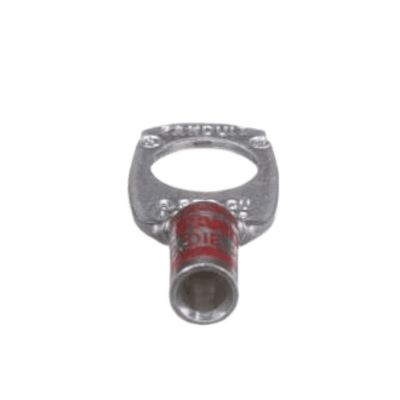Zapata de compresión LCA8-38-L, para cal. 8 Awg, Barreno para tornillo prisionero de 3/8, 1 Pz