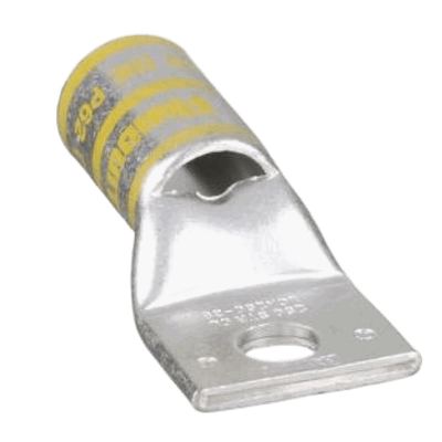 Zapata de compresión LCA250-38-X para cal. 250Kcm, Barreno para tornillo prisionero de 3/8, 1 Pz
