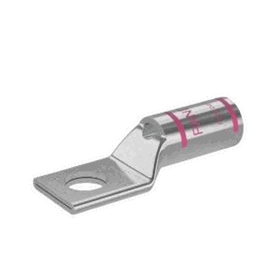 Zapata de compresión LCA1/0-3/8-X para cal. 1/0 Awg, Barreno para tornillo prisionero de 3/8, 1 Pz