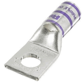 Zapata de compresión LCA4/0-38-X para cal. 4/0 Awg, Barreno para tornillo prisionero de 3/8, 1 Pz