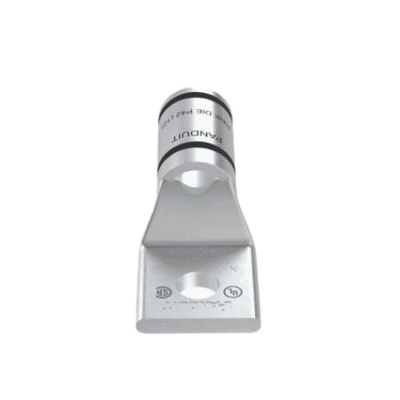 Zapata de compresión LCA1/0-14-X para cal. 1/0 Awg, Barreno para tornillo prisionero de 1/2, 1 Pz