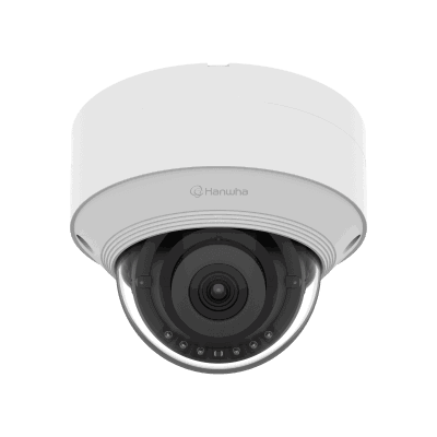 Cámara IP Tipo domo Antivandálica 5 Megapíxel / Lente fijo 4mm / IR 30M / WDR 120db / IP66 / H.265 & WiseStream / Inteligencia Artificial Deteccion de Personas y vehiculos