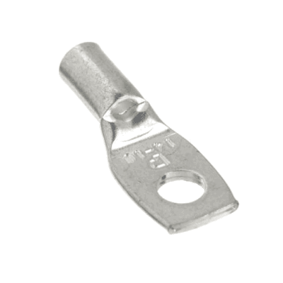 CONECTOR DE COMPRESION 1 ORIFICIO 10 AWG, CAÑON 4.8 MM 50 PZS