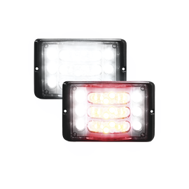 Luz direccional de 3 niveles rojo/claro