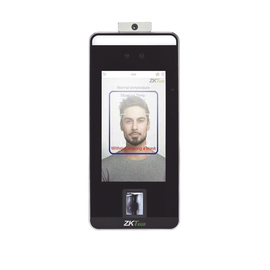 Terminal de reconocimiento Facial, Palma, Huella Digital y temperatura de alta velocidad