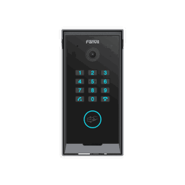 VIDEOPORTERO SLIM IP SIP IP66, ONVIF, TECLADO NUMERICO, BLE. LECTOR TARJETAS IC