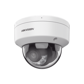 Domo IP 4 Megapixel / Lente 2.8 mm / Dual Light (40 mts IR + 40 mts Luz Blanca) / Darkfighter S / Exterior IP67 / IK10 / Microfono Integrado / WDR 130 dB / 4 Analíticos: AcuSense, Deteccion Facial, Conteo de Personas por Cruce y Zona