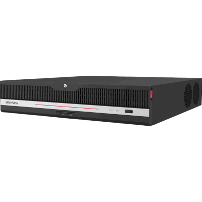 [Doble Poder de Decodificación] NVR 32 Megapixel (8K) / 64 Canales IP / AcuSense / ANPR / Conteo de Personas / Heat Map / 8 Bahías de Disco Duro  / Soporta RAID con Hot Swap / 2 HDMI en 8K / Soporta POS / Alarmas I/O  / Smart Search