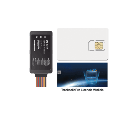 Localizador vehicular 4G Boton de Emergencia y Relevador incluidos