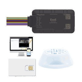 Dispositivo de Rastreo Vehicular / Conectividad LTE Cat1 y LTE-M / BLE 5.0 / GNSS U-blox / Carcasa IP54 / Batería Interna de Respaldo / Detecta Interferencias