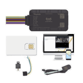 KIT Dispositivo de Rastreo Vehicular / Conectividad LTE Cat1 y LTE-M / BLE 5.0 / GNSS U-blox / Carcasa IP54 / Batería Interna de Respaldo / Detecta Interferencias / Incluye SIM500MB2Y, EPCOMGPSCODE, Relay y boton SOS