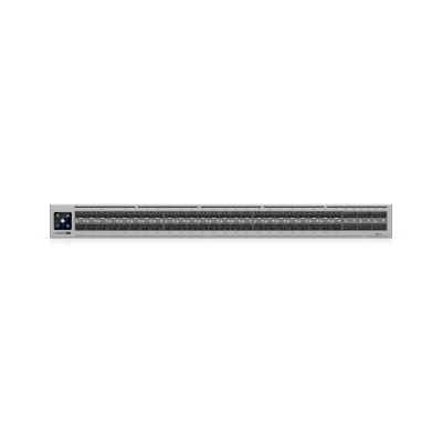 UniFi Switch Enterprise Campus Aggregation, Capa 3, 48 puertos Etherlighting SFP28 de 40G/100G, 6 puertos QSFP28 de 100G, 5 abanicos, ruteo dinámico BGP, doble fuente redundante, alta disponibilidad, enlace multichasis (MC-LAG)