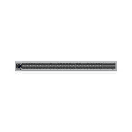 UniFi Switch Enterprise Campus Aggregation, Capa 3, 48 puertos Etherlighting SFP28 de 40G/100G, 6 puertos QSFP28 de 100G, 5 abanicos, ruteo dinámico BGP, doble fuente redundante, alta disponibilidad, enlace multichasis (MC-LAG)