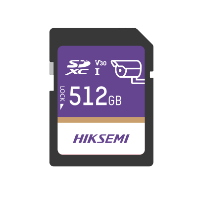 Memoria SD Clase 10 de 512GB / Especializada Para Videovigilancia