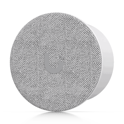 UniFi Protect AI Theta Audio, Bocina con Micrófono y Altavoz Integrados, Audio Bidireccional, Soporte para Techo y Pared, Aleación de Aluminio y Policarbonato, USB Tipo C