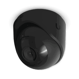 Cámara de Seguridad Turret Color Negro / Alimentación PoE/ Resistente a Manipulaciones IK04/ Sensor de Imagen 1/1.8
