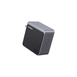 Cargador de 100W serie Nexode S | 4 Puertos de Carga Rápida | 3 USB-C | 1 USB-A | Tecnología GaN II | PD3.0 | QC4.0 | FCP/SCP/AFC/PPS/PPS2.0 | Tecnología de Protección Térmica | Optimiza la Carga | Carcasa Ignifuga.