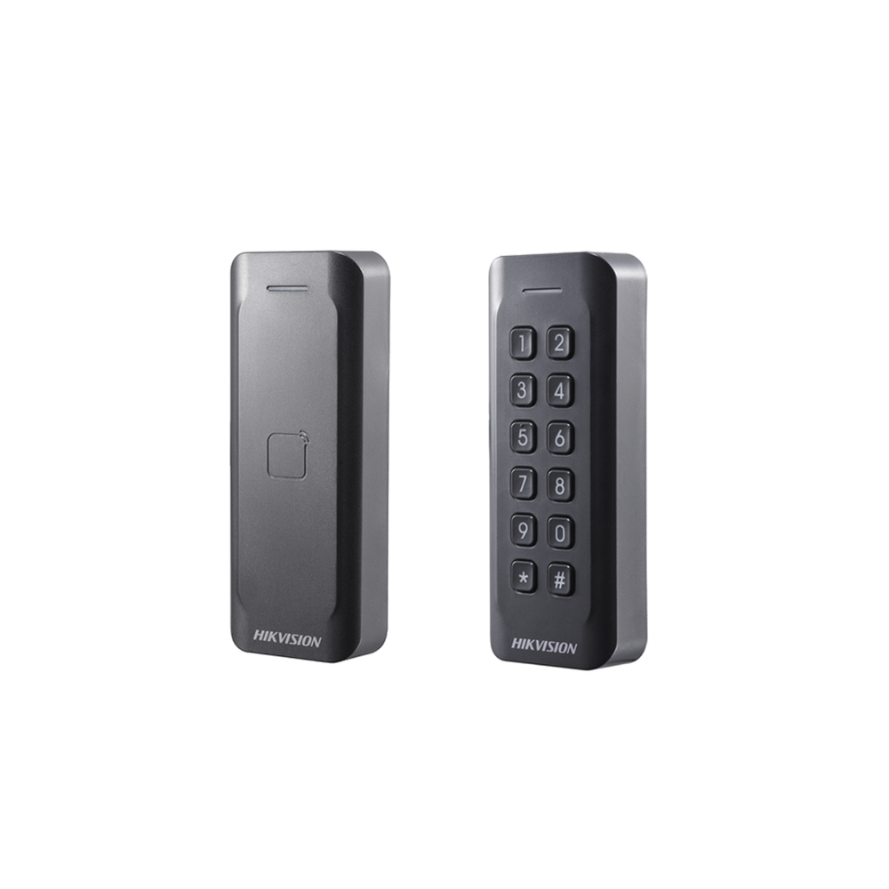 Hikvision DS-K1802MK - Lector de tarjetas inteligentes - SIA 26-bit Wiegand, SIA 34-bit Wiegand - 13.56 MHz Hikvision DS-K1802MK - Lector de tarjetas inteligentes - SIA 26-bit Wiegand, SIA 34-bit Wiegand - 13.56 MHz