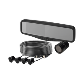 Sistema alámbrico de cámara y monitor de 4.3 pulgadas con sensores de reversa y cámara de 120°