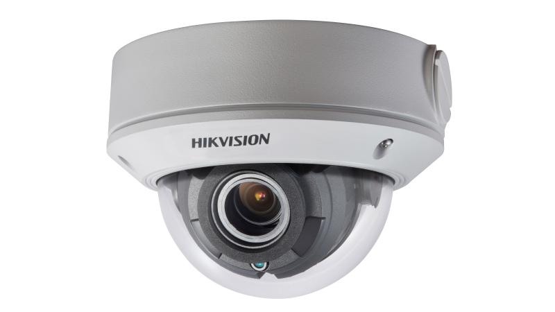 Hikvision Turbo HD Camera DS-2CE5AD0T-VPIT3F - Cámara de videovigilancia - cúpula - para exteriores - a prueba de vándalos / impermeable - color (Día y noche) - 2 MP - 1080p - f14 montaje - vari-focal - AHD - DC 12 V