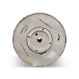3 km Drum Mini ADSS Aerial Optical Fiber Cable (ASU), G.652D, Singlemode, 12 cores, Outdoor, Black Sheath, Span 80