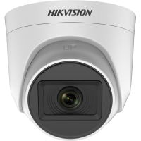 Hikvision Turbo HD Value Series DS-2CE76D0T-EXIPF - Cámara de videovigilancia - torreta - en interior - color (Día y noche) - 2 MP - 1080p - montaje M12 - focal fijado - compuesto, AHD, CVI, TVI - DC 12 V