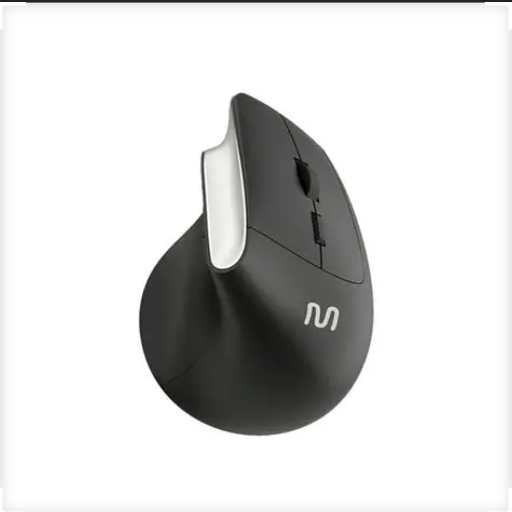 MOUSE MULTILASER MO384 VERTICAL SEM FIO BLACK WIRELESS 7908414489936 3Y
