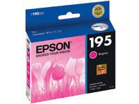 Epson T195 - Magenta - original - cartucho de tinta - para Expression XP-101, XP-201, XP-211 Epson T195 - Magenta - original - cartucho de tinta - para Expression XP-101, XP-201, XP-211