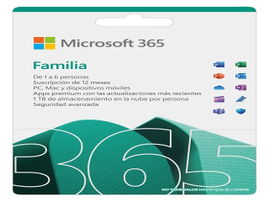 Microsoft 365 Family - Annual subscription - Windows - Spanish