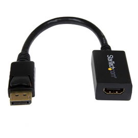StarTech.com Adaptador Conversor de Video DisplayPort a HDMI Cable Convertidor DP Pasivo Hembra HDMI Macho DP 1920x1200 - Adaptador de vídeo - DisplayPort macho a HDMI hembra - 26.5 cm - para P/N: DK30CH2DEP, DK30CH2DEPUE, DK30CHDDPPD, DK30CHDPPDUE, StarTech.com Adaptador Conversor de Video DisplayPort a HDMI Cable Convertidor DP Pasivo Hembra HDMI Macho DP 1920x1200 - Adaptador de vídeo - DisplayPort macho a HDMI hembra - 26.5 cm - para P/N: DK30CH2DEP, DK30CH2DEPUE, DK30CHDDPPD, DK30CHDPPDUE,