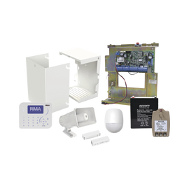 Kit de Alarma con Sensores cableados, Conexión IP con App PIMALINK3.0 Gratis!