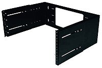 Nexxt Solutions - Bracket de Pared 4U - Acero inoxidable - Negro - Rack Nexxt Solutions - Bracket de Pared 4U - Acero inoxidable - Negro - Rack