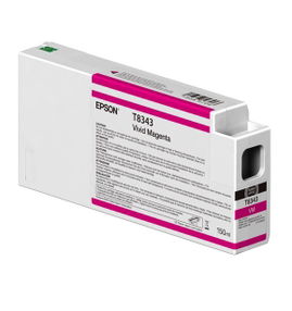 Epson T8343 - 150 ml - magenta vívido - original - cartucho de tinta - para SureColor SC-P6000, SC-P7000, SC-P7000V, SC-P8000, SC-P9000, SC-P9000V Epson T8343 - 150 ml - magenta vívido - original - cartucho de tinta - para SureColor SC-P6000, SC-P7000, SC-P7000V, SC-P8000, SC-P9000, SC-P9000V