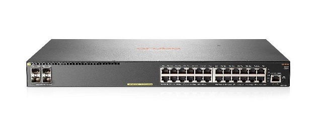 HPE Aruba 2540 24G PoE+ 4SFP+ - Conmutador - Gestionado - 24 x 10/100/1000 (PoE+) + 4 x 10 Gigabit Ethernet / 1 Gigabit Ethernet SFP+ - sobremesa, montaje en rack, montaje en pared - PoE+ (370 W)