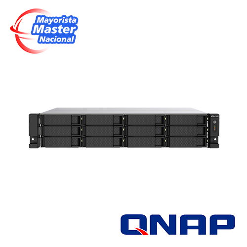 NAS QNAP TS-1273AU-RP-8G-US / PROCESADOR AMD RYZEN V1500B / MEMORIA RAM 8GB / 12 BAHIAS FRONTALES SATA 3.5 PULGADAS y 2.5 PULGADAS / 2 PUERTOS RJ45 2.5GbE / FUENTE REDUNDANTE / MONTAJE EN RACK 2UR / APLICACIONES PYMES PARA COMPARTIR Y RESPALDAR DATOS NAS QNAP TS-1273AU-RP-8G-US / PROCESADOR AMD RYZEN V1500B / MEMORIA RAM 8GB / 12 BAHIAS FRONTALES SATA 3.5 PULGADAS y 2.5 PULGADAS / 2 PUERTOS RJ45 2.5GbE / FUENTE REDUNDANTE / MONTAJE EN RACK 2UR / APLICACIONES PYMES PARA COMPARTIR Y RESPALDAR DATOS