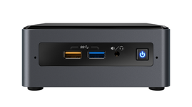Intel Next Unit of Computing Kit NUC7CJYH - Limitado - miniordenador 1 x Celeron J4005 / hasta 2.7 GHz - RAM 0 GB - UHD Graphics 600 - Gigabit Ethernet Intel Next Unit of Computing Kit NUC7CJYH - Limitado - miniordenador 1 x Celeron J4005 / hasta 2.7 GHz - RAM 0 GB - UHD Graphics 600 - Gigabit Ethernet