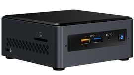 Intel Next Unit of Computing Kit NUC7CJYH - Limitado - miniordenador 1 x Celeron J4005 / hasta 2.7 GHz - RAM 0 GB - UHD Graphics 600 - Gigabit Ethernet Intel Next Unit of Computing Kit NUC7CJYH - Limitado - miniordenador 1 x Celeron J4005 / hasta 2.7 GHz - RAM 0 GB - UHD Graphics 600 - Gigabit Ethernet