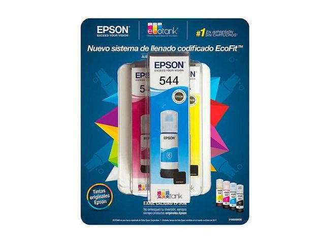 Epson - T544 - Color (cyan, magenta, yellow) - Tri Ink Bottle Epson - T544 - Color (cyan, magenta, yellow) - Tri Ink Bottle