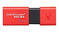 Kingston - USB flash drive - 32 GB - USB 3.0 - RED Kingston - USB flash drive - 32 GB - USB 3.0 - RED